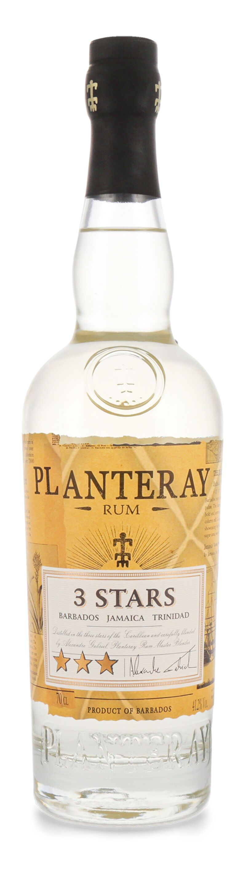 Planteray 3 Stars White Rum | 41,2% VOL. | 1000ml